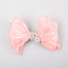 팝앤퍼피 차밍보우헤어핀, 핑크, 1개