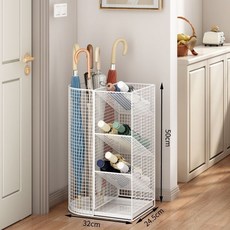 雨傘架 雨傘桶 掛傘架 雨傘置物架 收納傘桶 商用酒店大堂家用, 白色, 1個