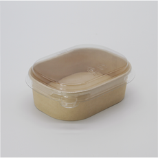 (50개입)직사각 종이용기 R150 소프트 크라프트 두쫀쿠케이스 두바이쫀득쿠키