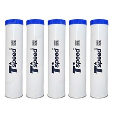 구리스 카트리지 400cc 튜브형 ST-2307 (5개) 구리스주입기 리튬 구리스펌프 그리스건, 5개, 400ml