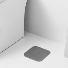 하수구 악취 방지 실리콘 패드 방충 역류 방지 화장실 주방 배란다 배수구 덮개, 그레이