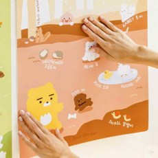 온지니엘 공기정화 포스터 공부방꾸미기, 동물 공부