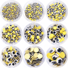 인형 눈알 접착 만들기 꾸미기 재료, 1개, 7. 20mm