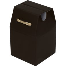 주호팩 끈손잡이 다용도 선물상자 04-2 (105x105x100), 진밤, 10개