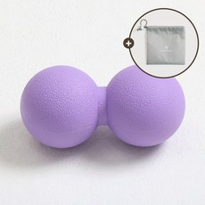 모매착 몸애라인 마사지볼 땅콜볼 지압 등 발바닥 엉덩이 근막 마사지 더블 라크로스, 1개, 퍼플 (MMB02)