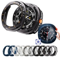 오르몽트 갤럭시워치8 클래식 PC 범퍼 커버 케이스 46mm 호환 보호커버 보호케이스 초경량, 워치8 클래식 46mm, 오리지널 블랙O