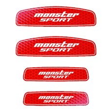 MONSTER SPORT 896119-0000M 도어 리플렉션 스티커 스즈키 차 외 범용 4매 세트 야간