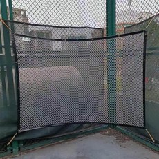 테니스 벽치기 네트 휴대용 트레이닝 셀프 리턴볼 야외 이동식 그물 테니스벽치기, 2.7x2m 네트 (6개 탄성 끈 포함)