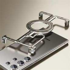 갤럭시 s25 s24 울트라 알루미늄 메탈 베젤 리스 테두리 에어백 범퍼 마그네틱 링 거치대 맥세이프 호환 핸드폰 케이스