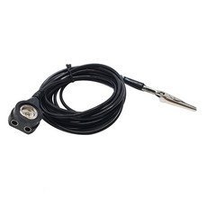 BHO 雙孔接地線 10呎直線 S2-10, 1個, 大釦圓盤