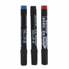 油性簽字筆 記號筆 麥克筆 防水速乾 適用於多種材質, 黑色, 1個