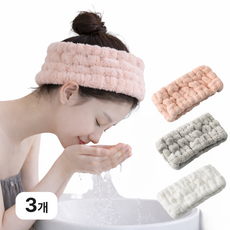 벤스투 잔머리 완벽고정 세안밴드, 3개, 혼합