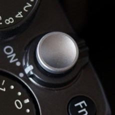 감성스터프 후지필름 라이카 나사식 교체형 카메라 소프트버튼, 오목, 실버, 1개, 오목 실버