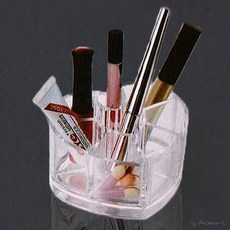 진코어 아크릴 화장대 하트 정리함 보석함 화장대정리함 립스틱 화장품 악세사리, 8821 아크릴 하트 투명, 8821 아크릴 하트 투명