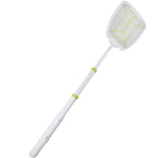 台灣品牌公司貨 充電式摺疊超長伸縮電蚊拍 加長型電蚊拍 充電 疊 電蚊拍, UL-EA515(一支), 白色