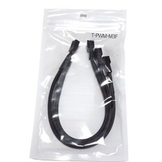 (T-PWM-M3F) 쿨러 PWM 3분배 4P 케이블 26cm 매쉬타입 4p연장, 본상품