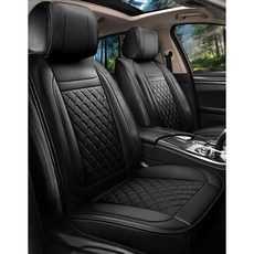 제니븐 자동차 시트커버 교체 차량용 보호매트 카시트 SF-590, 1개, SF-590 앞좌석 블랙1p