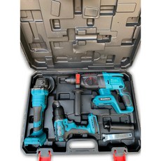 無刷鋰電三合一工具組 21V, 1個, 城邦電動工具 三件單主機+塑盒(無電池