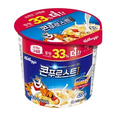 켈로그 콘푸로스트 컵 시리얼, 30g, 7개