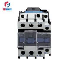 CJX2-3201 nc ac 접촉기 32a 정상 폐쇄 코일 전압 접촉기 24 v 36 v 48 v 110 v 220 v 380 v 교류 접촉기, 06 AC 110V, 1개