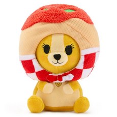 해외 Disney Store 공식 미니 믹스 잇 봉제 인형 - 레이디 귀여운 동물 앤 매치 탈착식 모자 후크 루프 스트랩 어린이 및 수집가를 위한 플러시 장난감 17.8cm7인, 레이디.