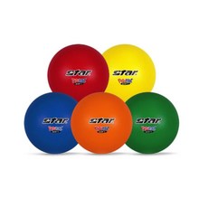 스타 피구공 학교 체육 안전 소프트 폼볼 닷지볼 18cm, 오렌지, 오렌지, 1개