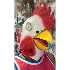 西門町發光派對屋 公雞頭套 面具, 1個