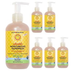 캘리포니아베이비 카렌듈라 모이스처라이징 핸드워시 유아 손세정제 251ml, French Lavender, 6개