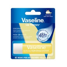 Vaseline 凡士林 Lip Therapy 護唇膏, 1個, 4.8g, 椰子保濕