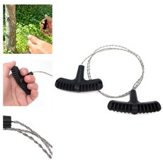 아이베란다 줄톱 와이어 목재 가지치기 캠핑 핸드커터, 1개