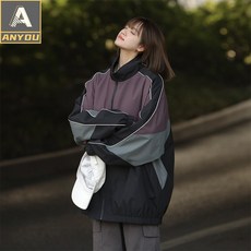 ANYOU 아웃도어 재킷 등산복 방수 바람막이 남여공용 커플 재킷 캐주얼 패션 자켓