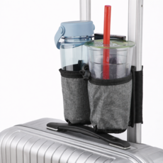 캐리어 컵홀더 휴대용 음료 거치대 여행용 물병 컵홀더 파우치, 1개, 1개