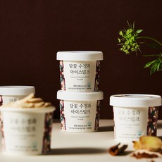 담꽃 수정과아이스밀크 컵 아이스크림 6입 12입 18입 구성, 6개, 100ml