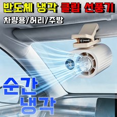독일 반도체 냉각 클립 선풍기 휴대용 선풍기 허리 선풍기 에어컨 클립형 선풍기 차량용 휴대용 고풍속 허리선풍기 바디 핸즈프리 선풍기 사은품 램덤 증정, 1개, 블랙
