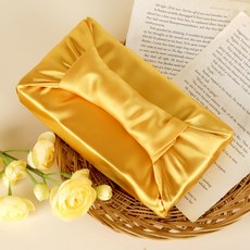 정담은보자기 선물포장 공단 보자기, 35cmx35cm, 1장, 골드