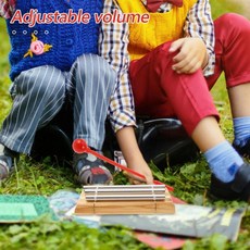 삼음계 나무 악기 교실 명상 벨 핸드 차임 요가 교사용 연갈색, 1개, 기본