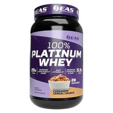 EAS 白金乳清蛋白肉桂麥片脆片, 1個, 907g