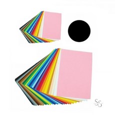 쏨숭 칼라펠트 접착 검정색 45x30cm 1개 미술교육도구