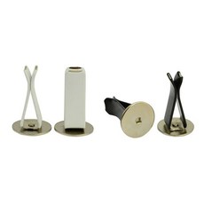 마켓마고A 클립 송풍구고정클립, 원형 블랙 5cm