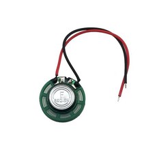 1인치 스피커 26mm 8옴 1/4와트 0 25w 공칭/1/2와트 0 5w 최대 출력 - 4인치 104mm 와이어가 있는 녹색 플라스틱, 1