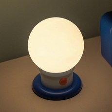 3-Type 리에크 모찌램프 실리콘 수면 수유 무드등 선물, BLUE(캔디팝)