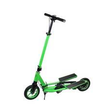 雙翼可折疊滑板車 兩輪腳踏車 校園代步車, 蘋果綠, 1個