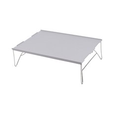 쿨맨 백패킹 초경량 미니 테이블, 실버그레이