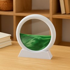 샌드아트모래시계 슬로우 모래멍 샌드 아트 액자 테이블 데코 모래액자 슬로우모래액자, 빠른배송, 없음
