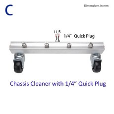 차량 하부 청소용 자동차 청소기 고압 세척기 세차용 물 빗자루, 03 금_01 CHINA