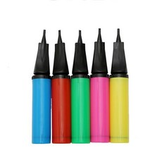 5컬러 간편 휴대용 풍선 손펌프 공기주입기 파티용품 풍선펌프 풍선손펌프 펌프 에어펌프 공기주입기+셀러팩토리Shop, 랜덤