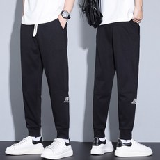 男士休閒褲 束腳九分褲 四季款 秋冬厚棉褲 韓版時尚衛褲