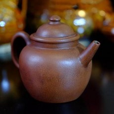 茶壺, 早期老紫砂壺 原礦朱泥紫砂壺 全純手工紫砂壺 350cc1入 -, 1個, 350L