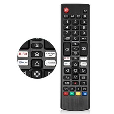 AKB76040302 LG TV NanoCell 4K 8K 스마트 TV용 범용 리모컨 넷플릭스/프라임 비디오/디즈니/LG 채널 버튼 포함