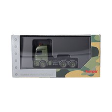 Herpa Mercedes Benz Actros L MP1 三軸曳引車 比利時陸軍塗裝, 1個